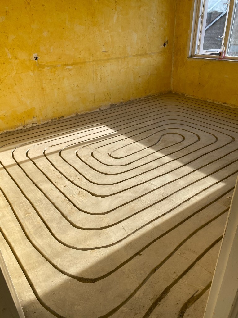 vloerverwarming ingefreesd